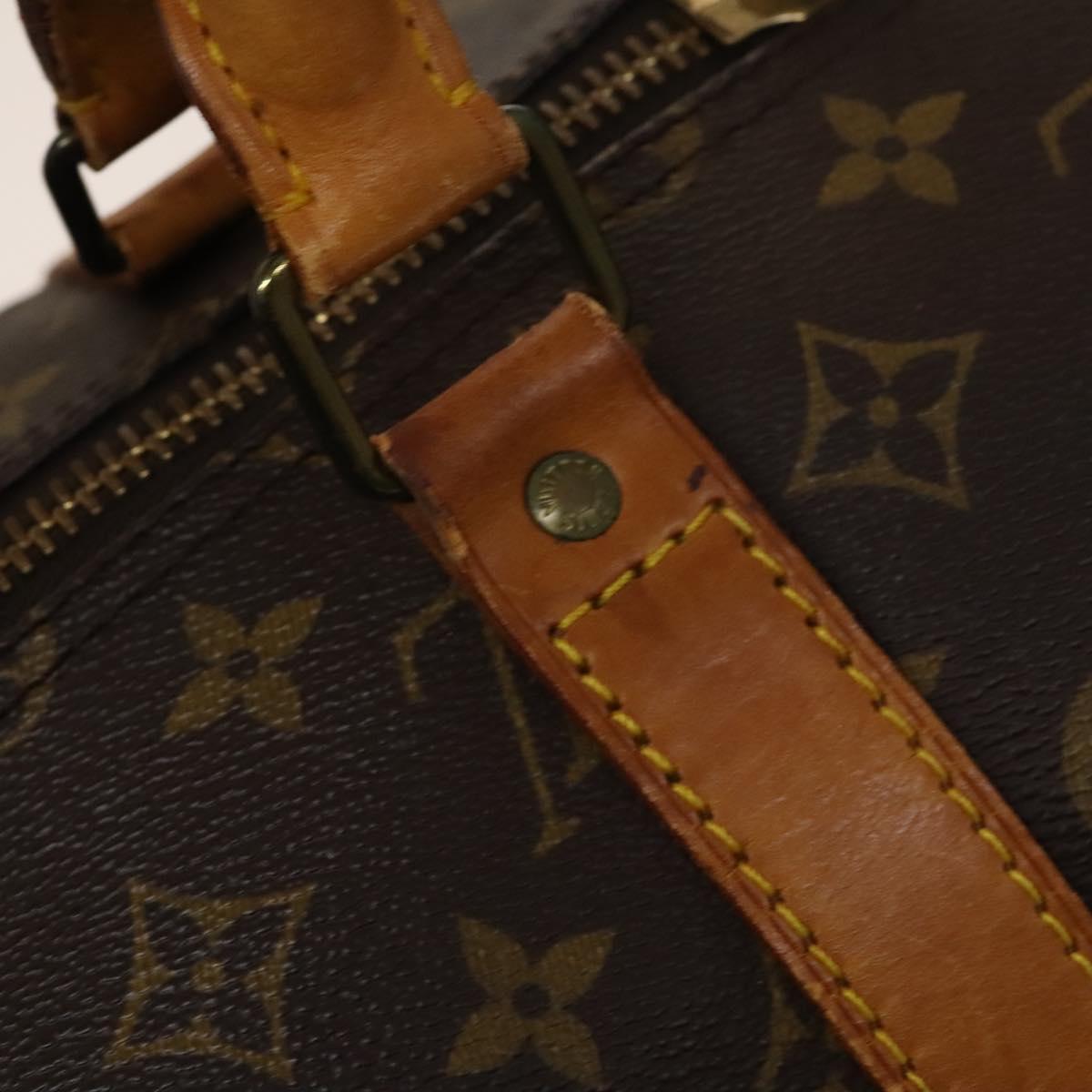 LOUIS VUITTON Monogram Keepall 55 Boston Bag M41424 LV Auth 138434
