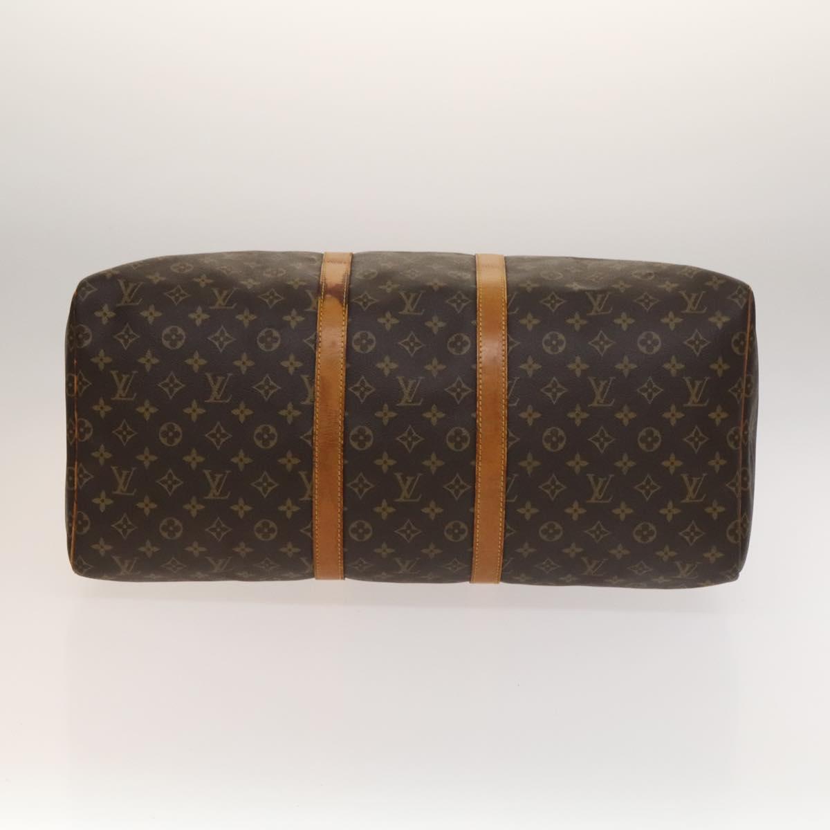 LOUIS VUITTON Monogram Keepall 55 Boston Bag M41424 LV Auth 138434