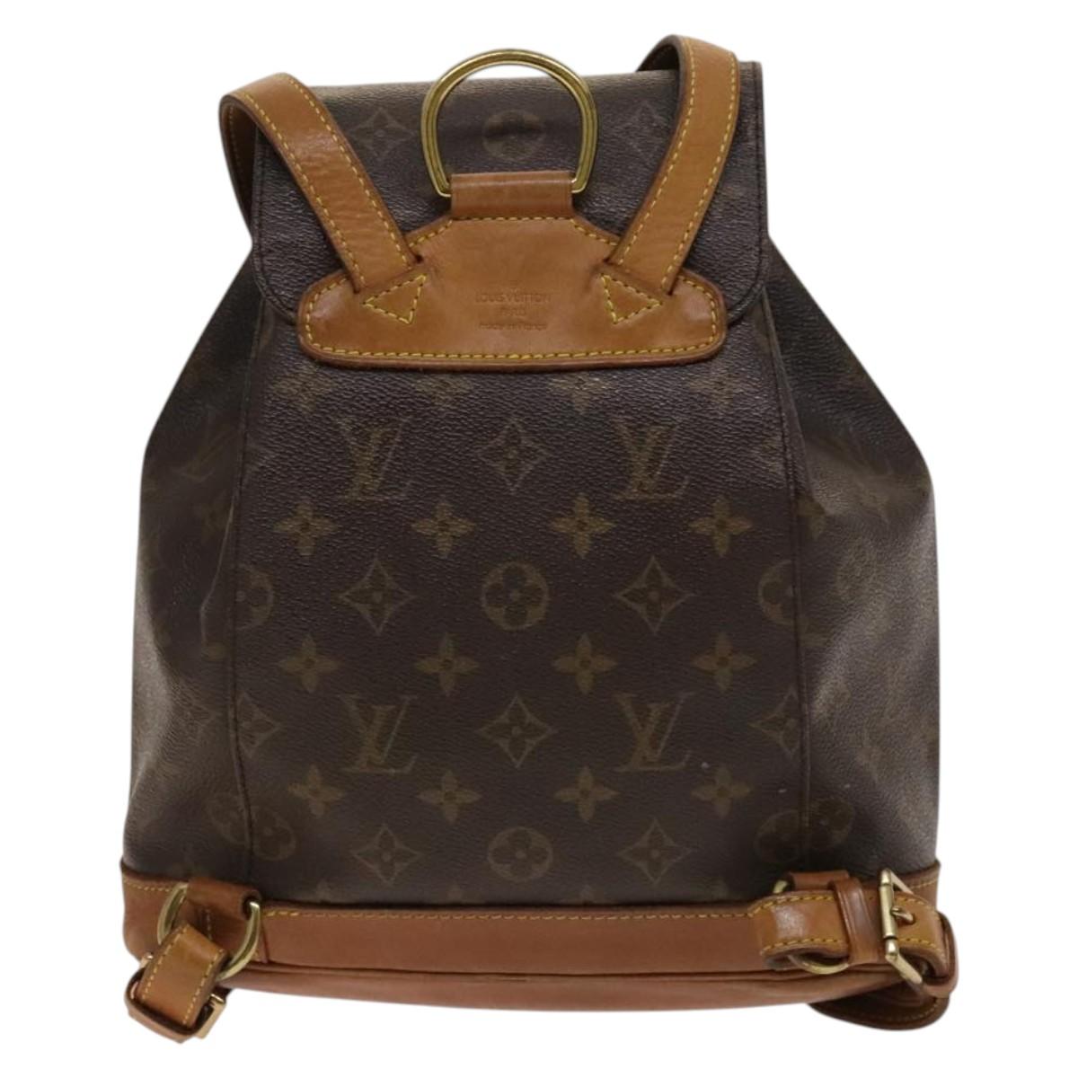 LOUIS VUITTON Monogram Montsouris MM Backpack M51136 LV Auth 138444