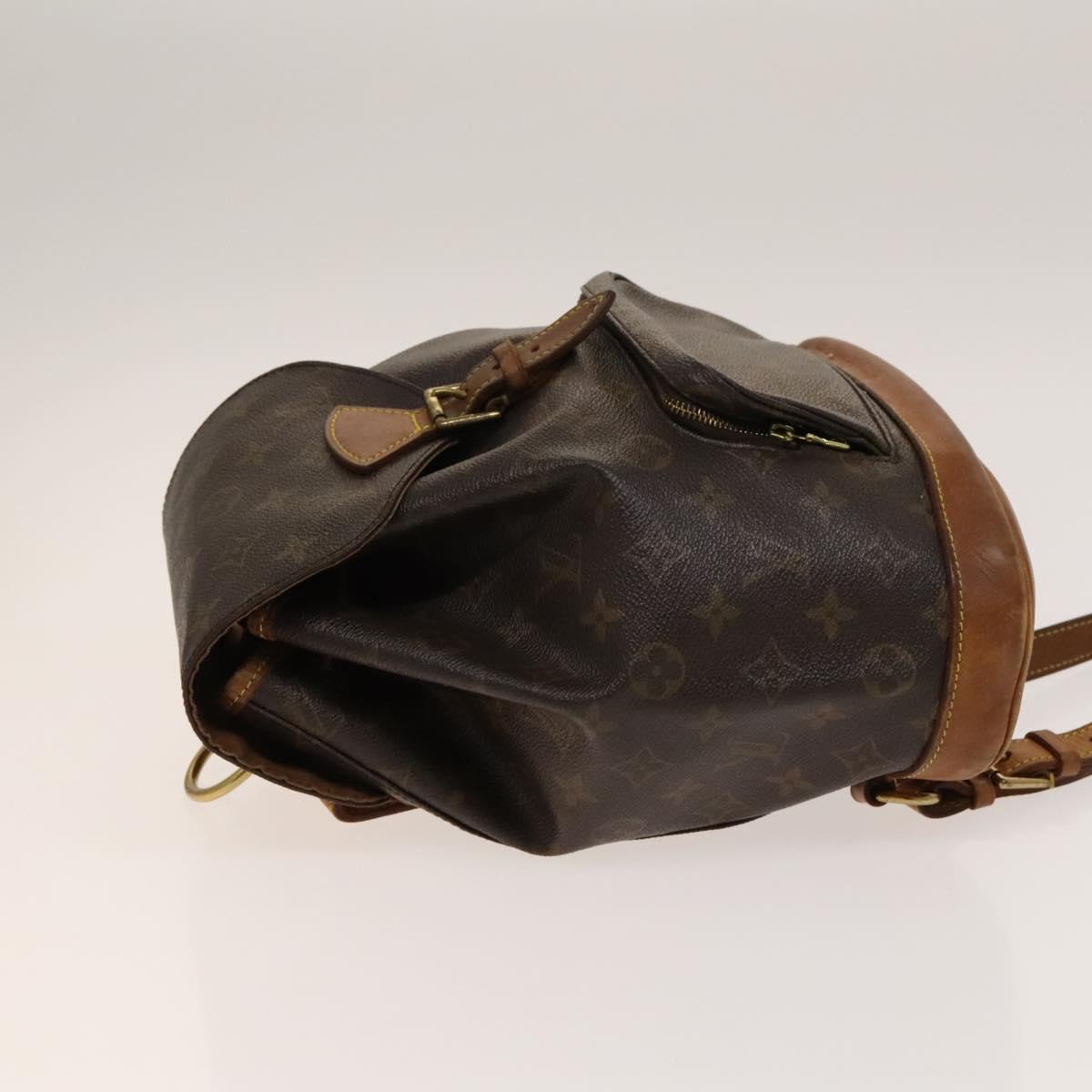 LOUIS VUITTON Monogram Montsouris MM Backpack M51136 LV Auth 138444