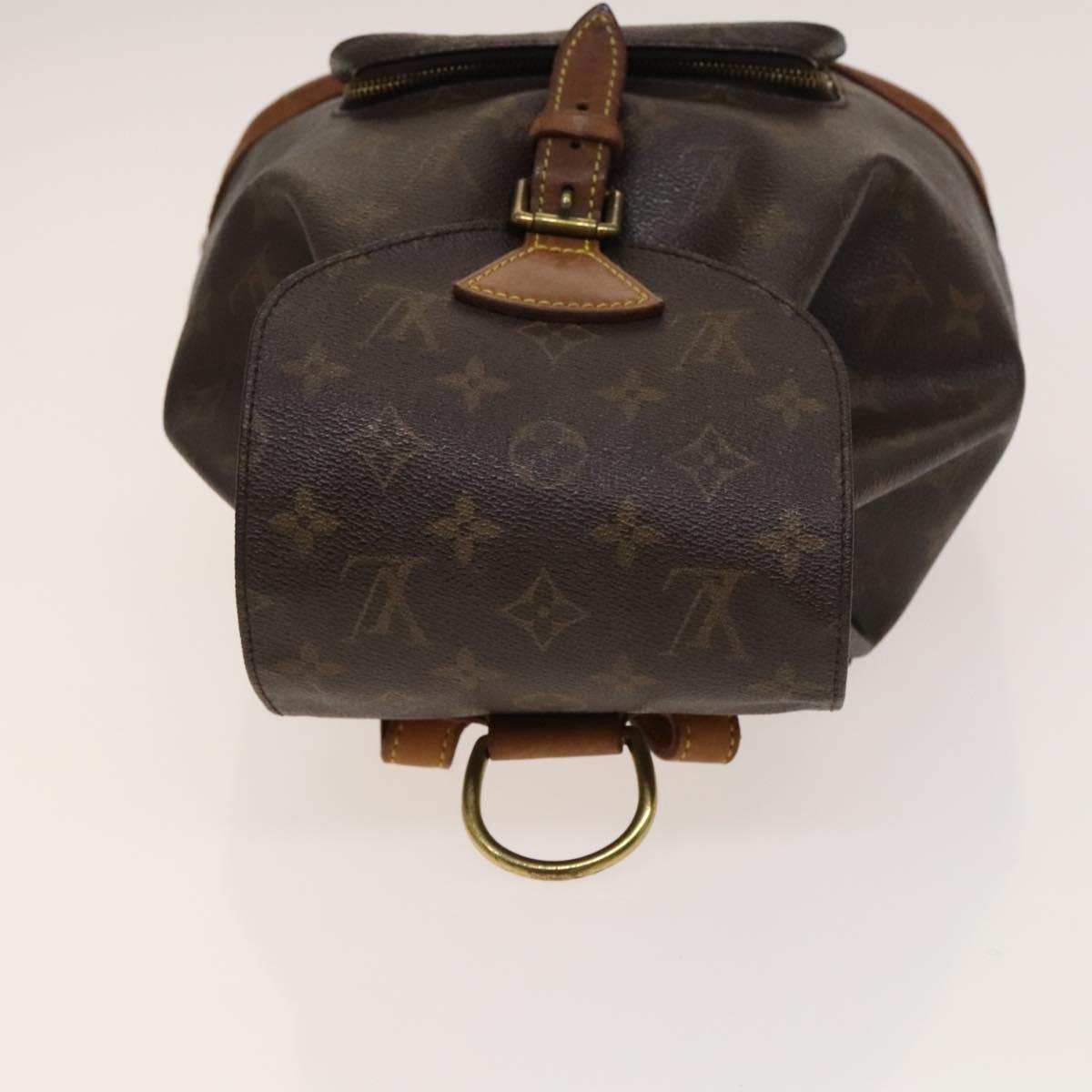 LOUIS VUITTON Monogram Montsouris MM Backpack M51136 LV Auth 138444