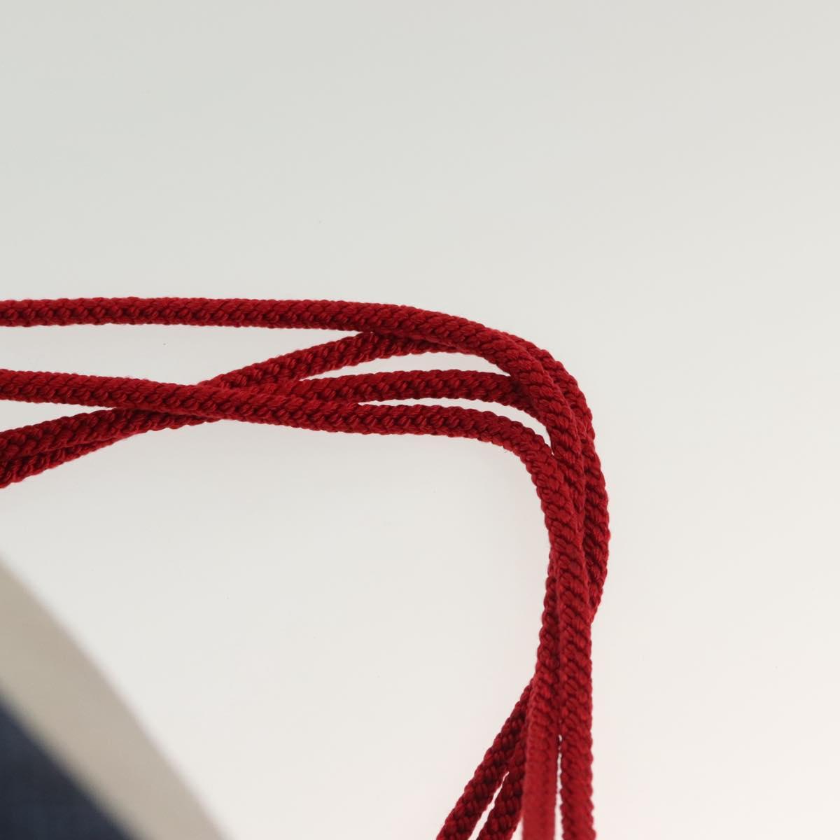 GUCCI Backpack Canvas Blue Red 473872 Auth 138454
