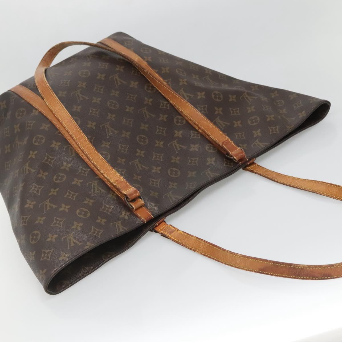 LOUIS VUITTON Monogram Sac Shopping GM Tote Bag M51110 LV Auth 138468
