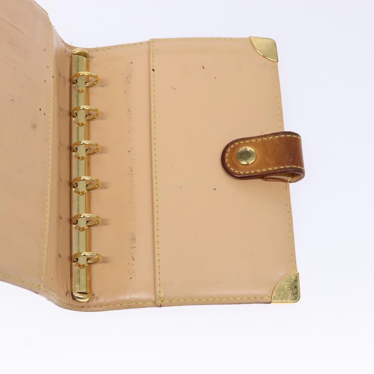 LOUIS VUITTON Multicolor Agenda PM Day Planner Cover White R21074 Auth 138480