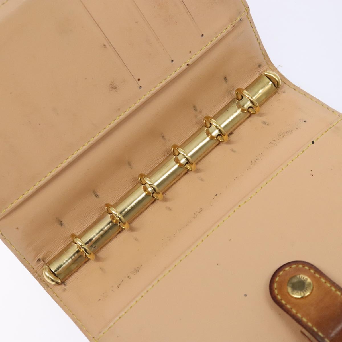 LOUIS VUITTON Multicolor Agenda PM Day Planner Cover White R21074 Auth 138480