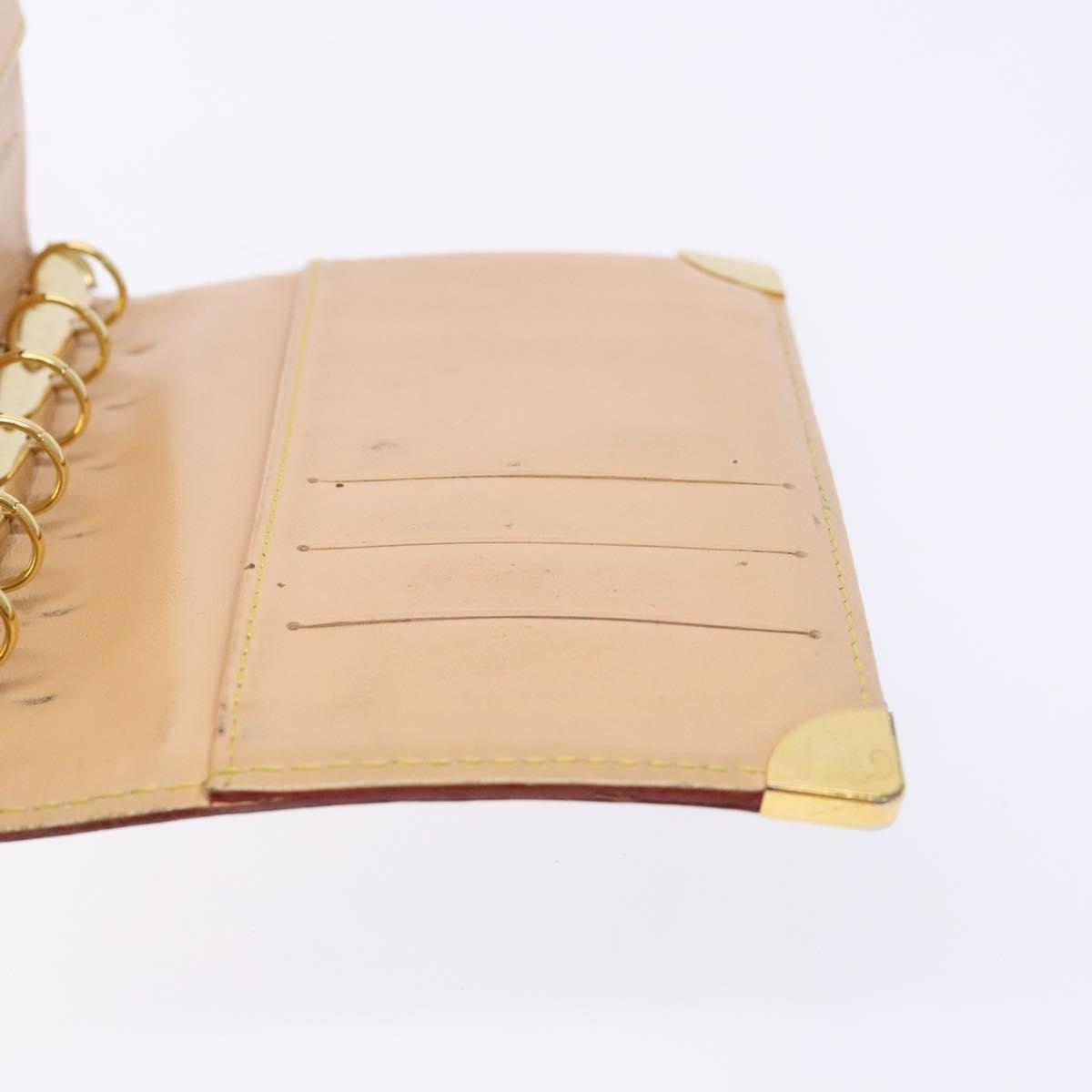 LOUIS VUITTON Multicolor Agenda PM Day Planner Cover White R21074 Auth 138480