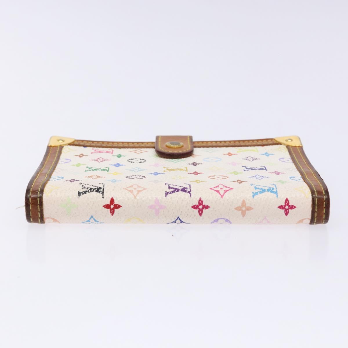 LOUIS VUITTON Multicolor Agenda PM Day Planner Cover White R21074 Auth 138480