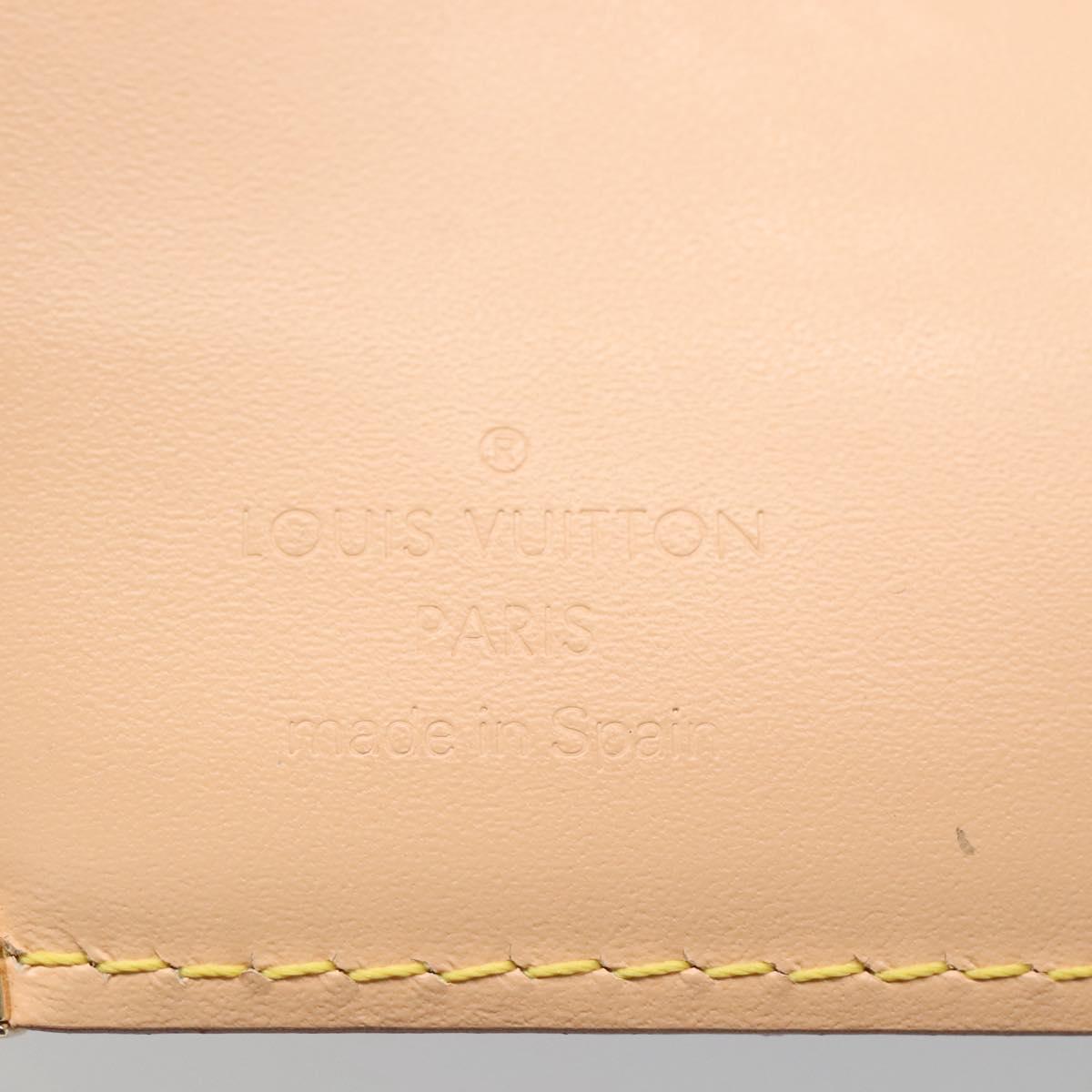 LOUIS VUITTON Multicolor Agenda PM Day Planner Cover Black R20895 Auth 138483