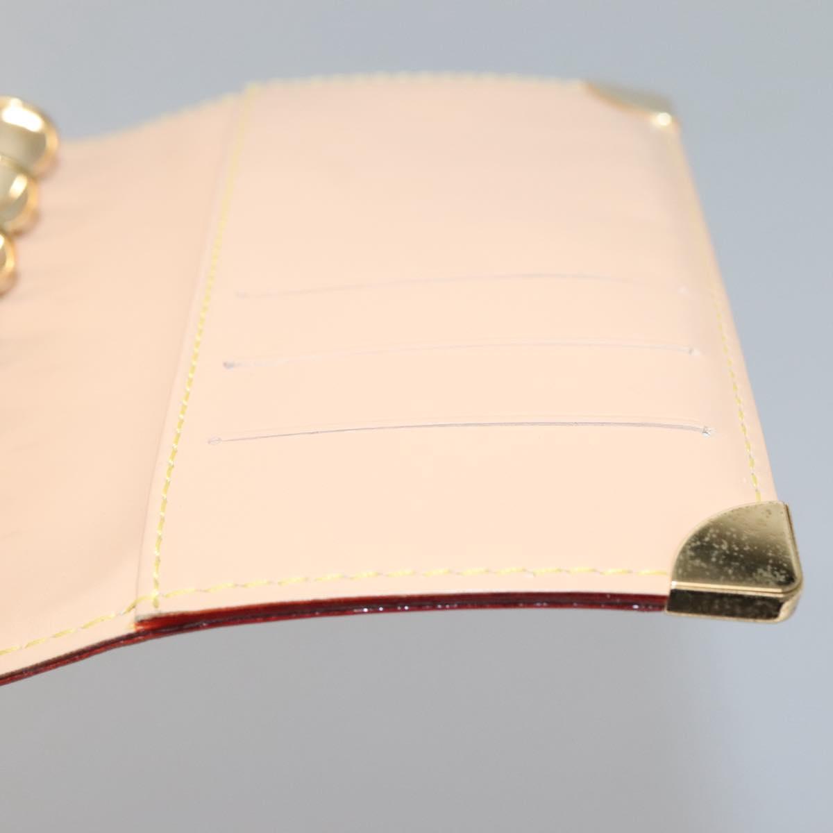 LOUIS VUITTON Multicolor Agenda PM Day Planner Cover Black R20895 Auth 138483