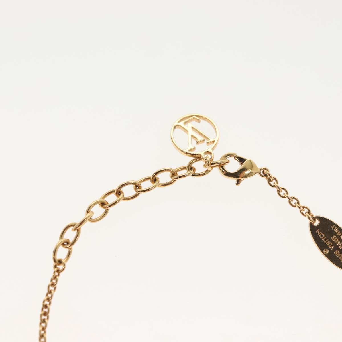 LOUIS VUITTON Brassley Essential V California Bracelet Gold M69580 Auth 138494