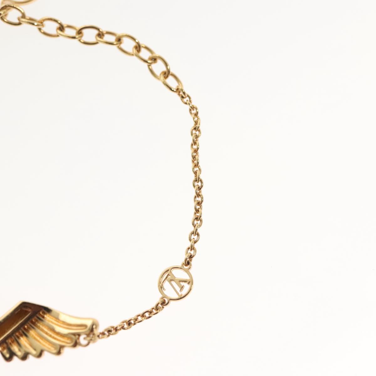 LOUIS VUITTON Brassley Essential V California Bracelet Gold M69580 Auth 138494