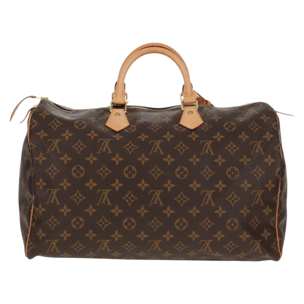 LOUIS VUITTON Monogram Speedy 40 Hand Bag M41522 LV Auth 138513V