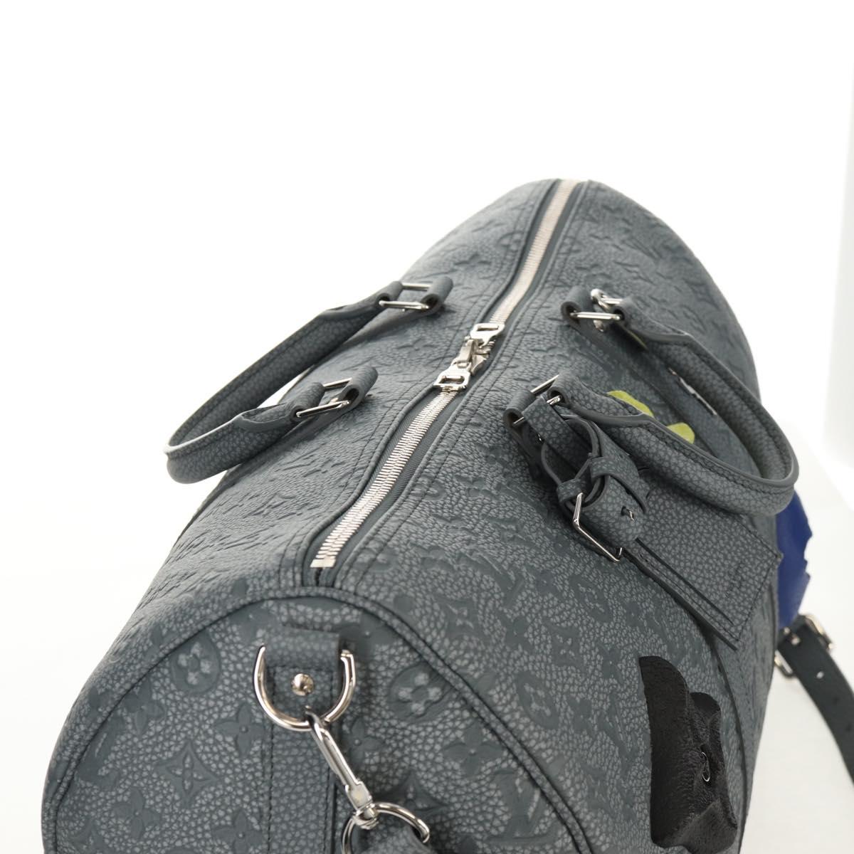 LOUIS VUITTON Taurillon Climbing Keepall Bandouliere 50 Bag M20901 Auth 138514SM
