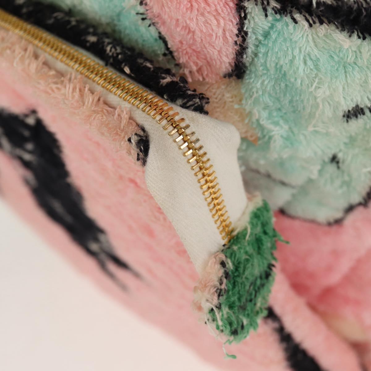 CHANEL Matelasse COCO Mark Backpack pile Pink Gold CC Auth 138517SM
