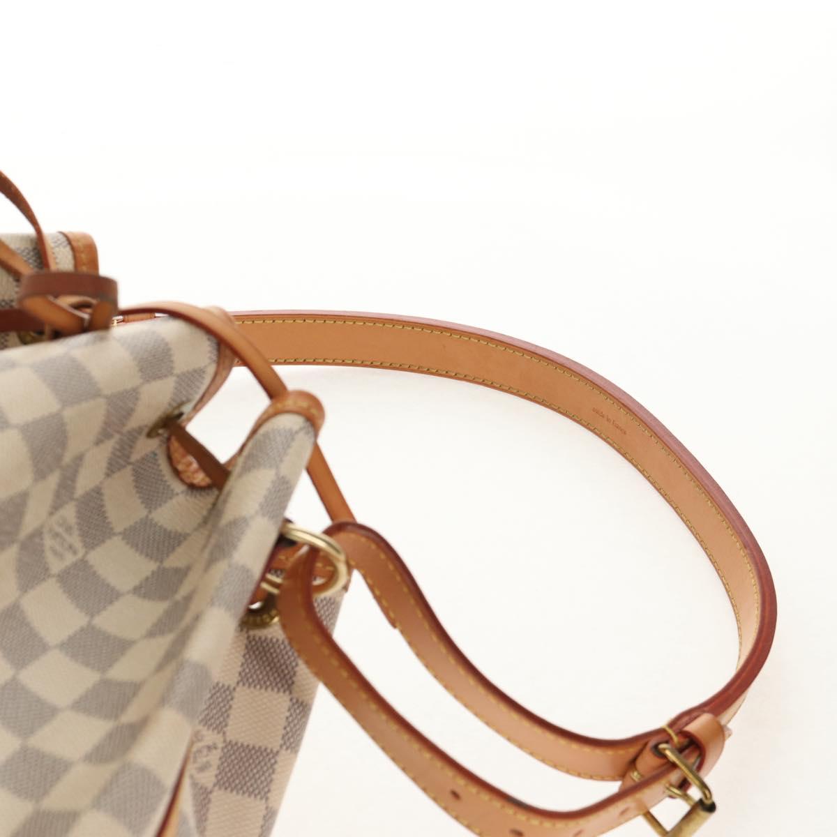 LOUIS VUITTON Damier Azur Noe Shoulder Bag N42222 LV Auth 138518V