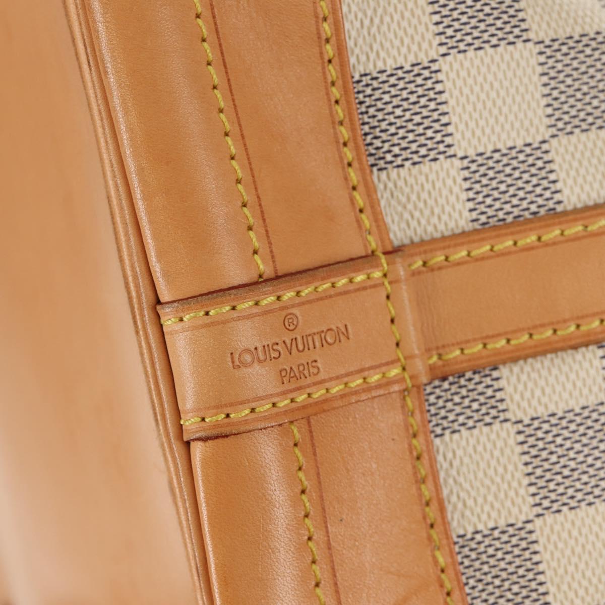 LOUIS VUITTON Damier Azur Noe Shoulder Bag N42222 LV Auth 138518V