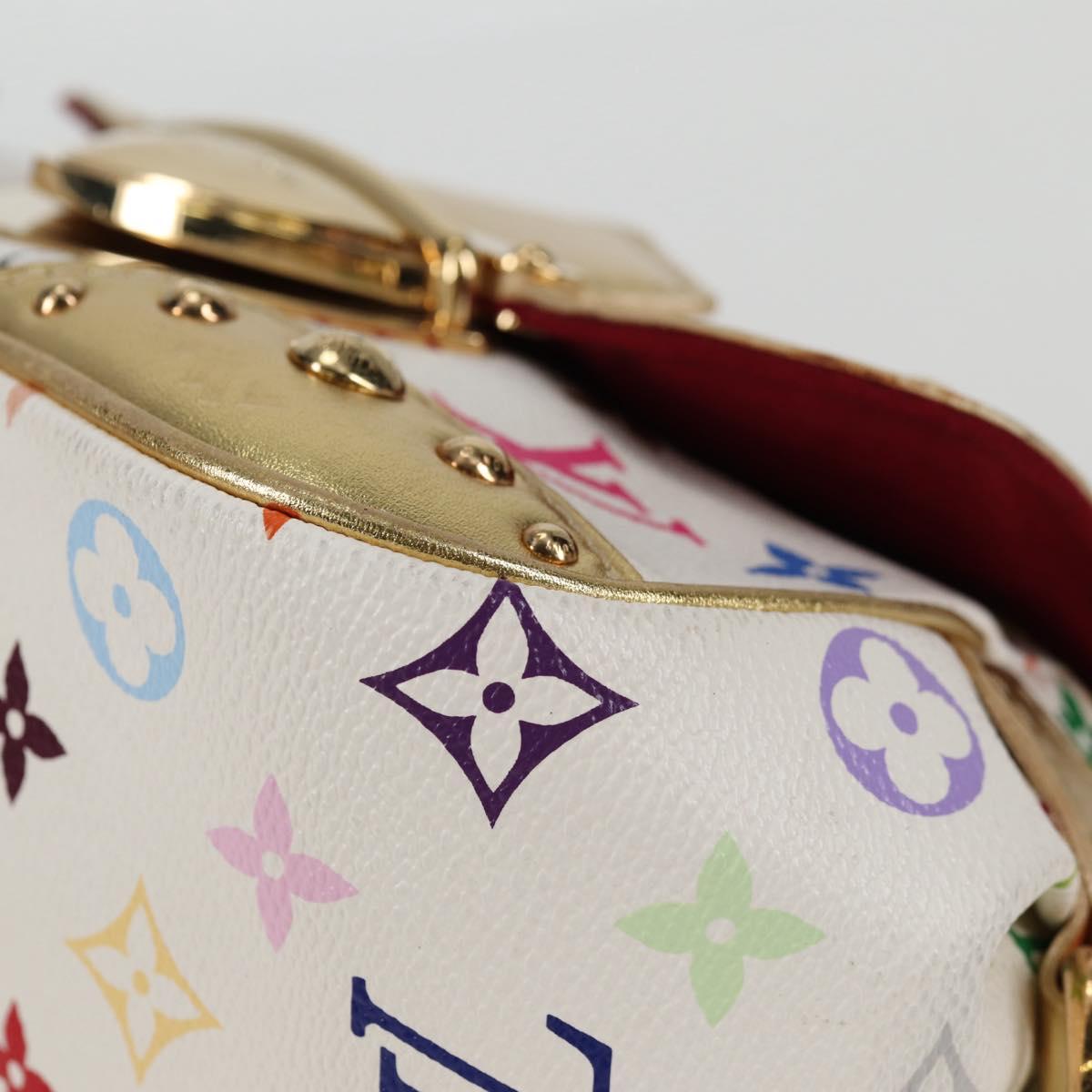 LOUIS VUITTON Monogram Multicolor Marilyn Shoulder Bag White M40206 Auth 138531SAV