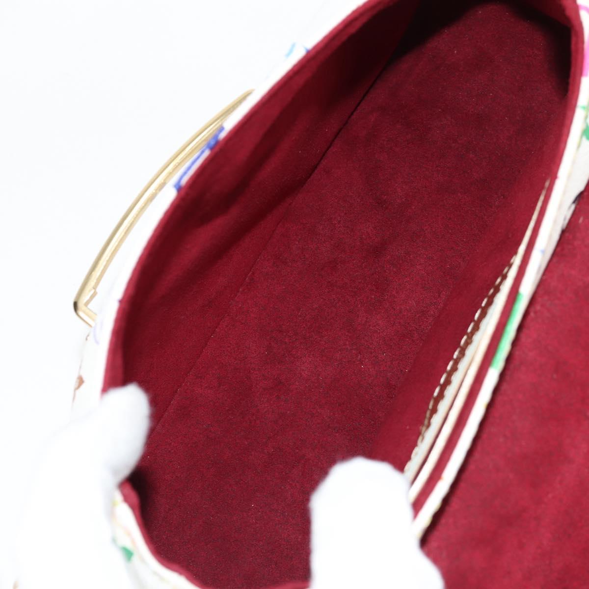 LOUIS VUITTON Monogram Multicolor Marilyn Shoulder Bag White M40206 Auth 138531SAV