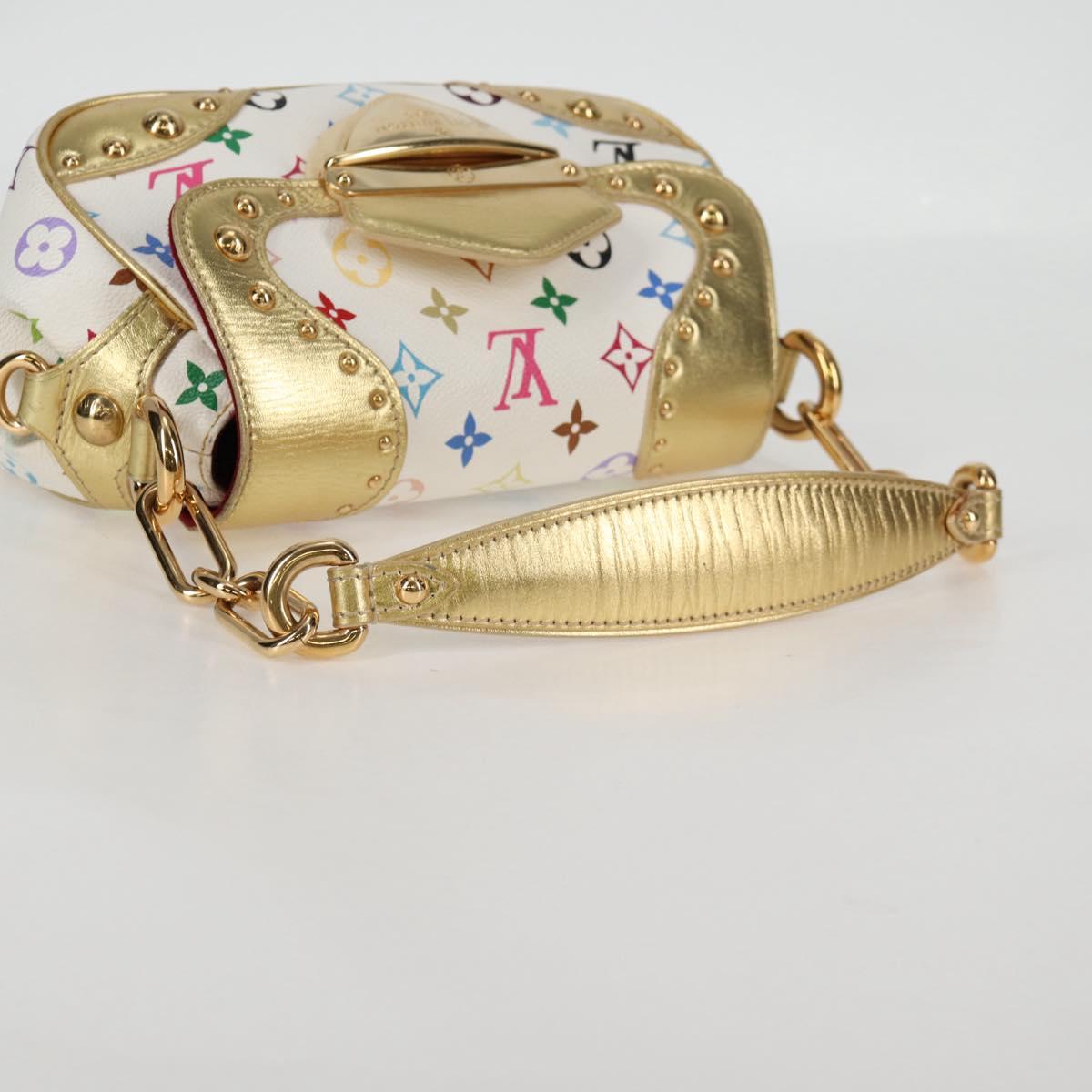 LOUIS VUITTON Monogram Multicolor Marilyn Shoulder Bag White M40206 Auth 138531SAV
