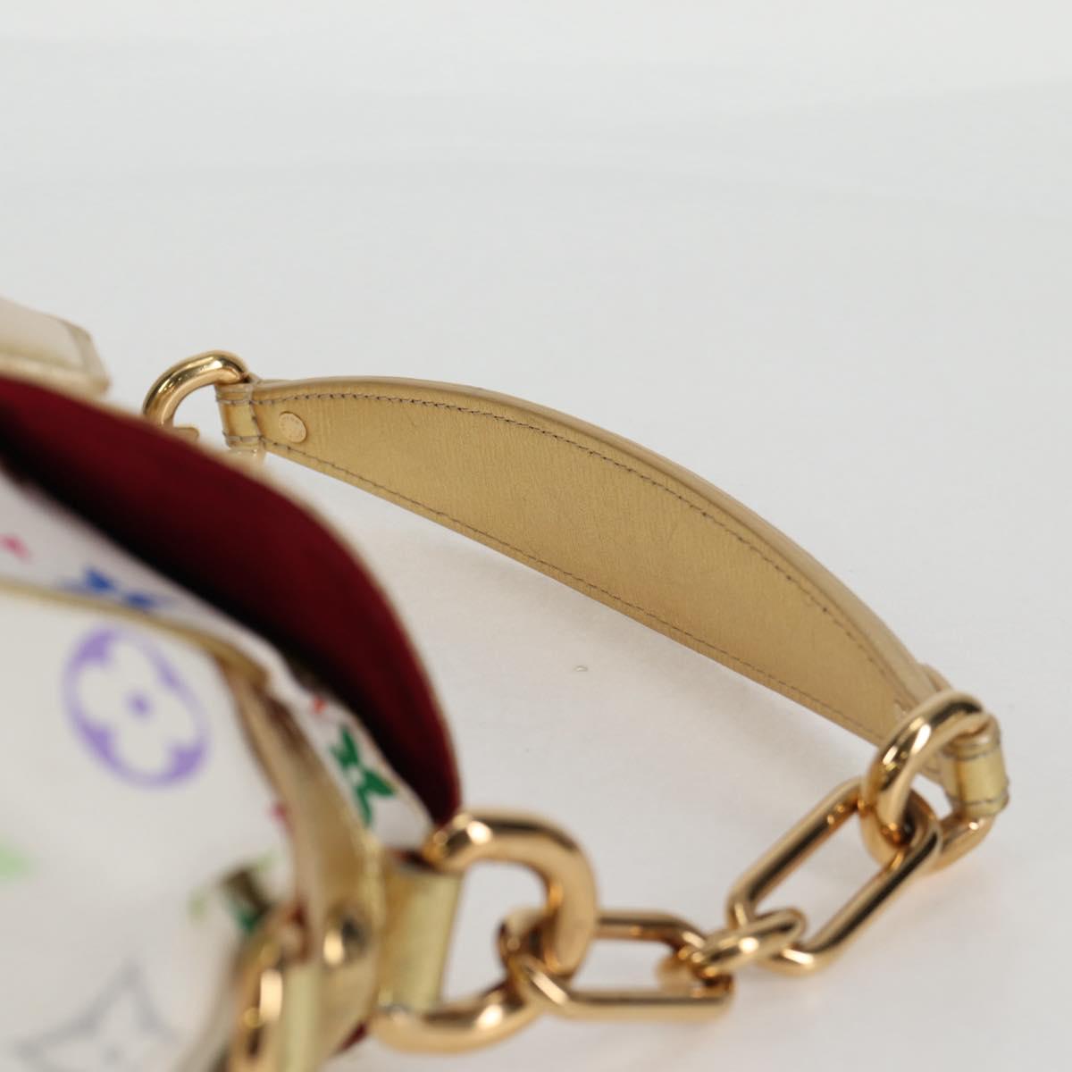 LOUIS VUITTON Monogram Multicolor Marilyn Shoulder Bag White M40206 Auth 138531SAV