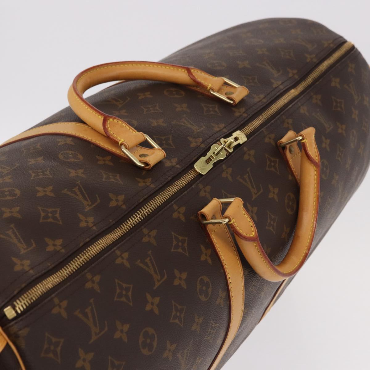 LOUIS VUITTON Monogram Keepall 60 Boston Bag M41422 LV Auth 138580