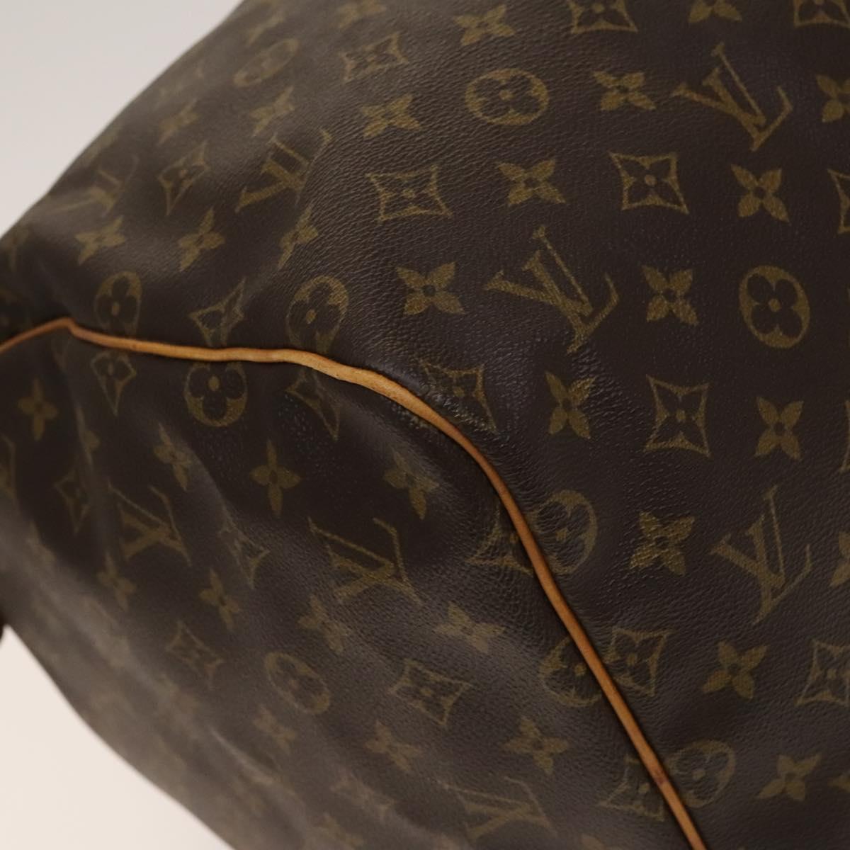 LOUIS VUITTON Monogram Keepall 55 Boston Bag M41424 LV Auth 138587