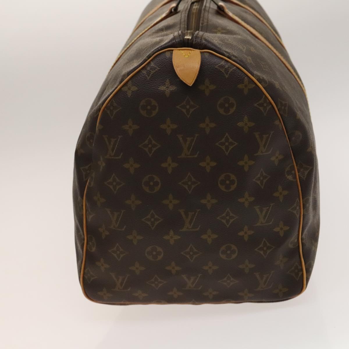 LOUIS VUITTON Monogram Keepall 55 Boston Bag M41424 LV Auth 138587