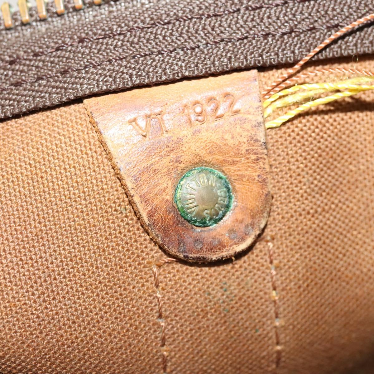 LOUIS VUITTON Monogram Keepall Bandouliere 55 Boston Bag M41414 LV Auth 138588