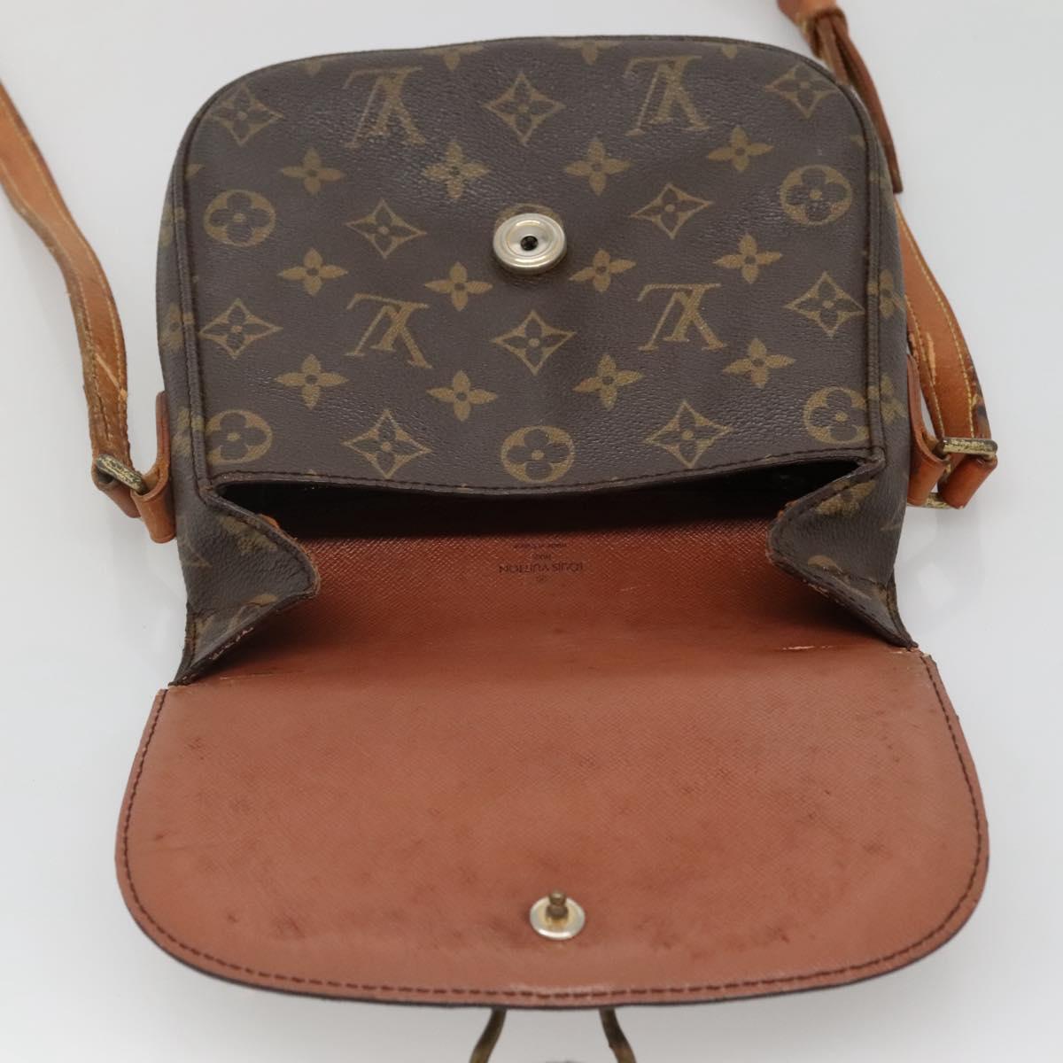 LOUIS VUITTON Monogram Saint Cloud MM Shoulder Bag M51243 LV Auth 138600
