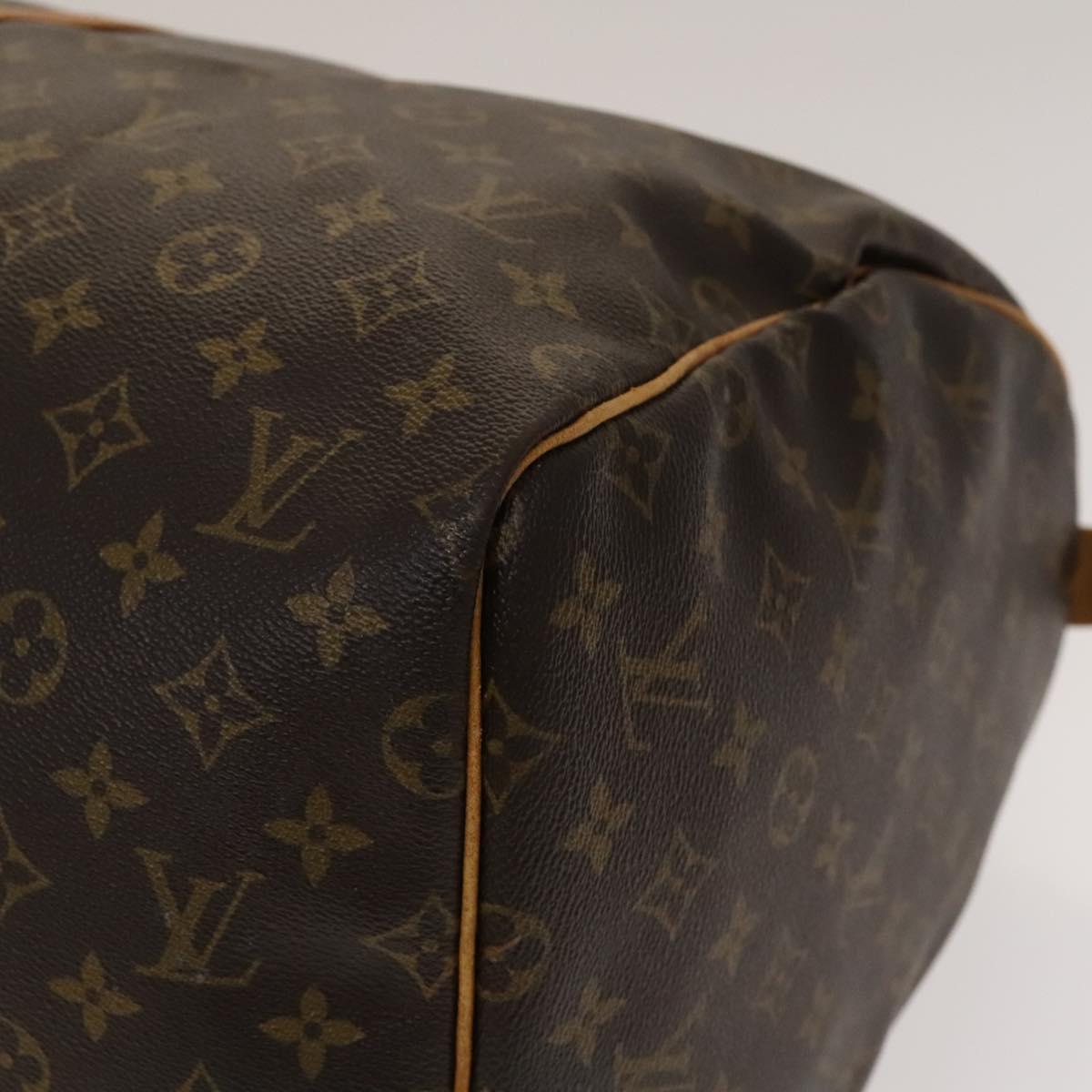 LOUIS VUITTON Monogram Keepall 55 Boston Bag M41424 LV Auth 138603
