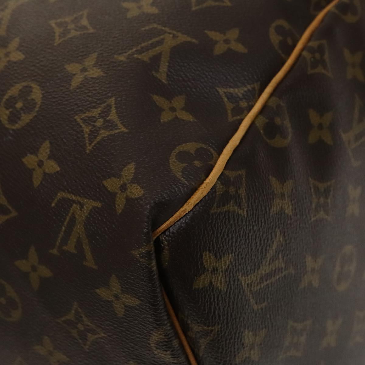 LOUIS VUITTON Monogram Keepall 55 Boston Bag M41424 LV Auth 138603