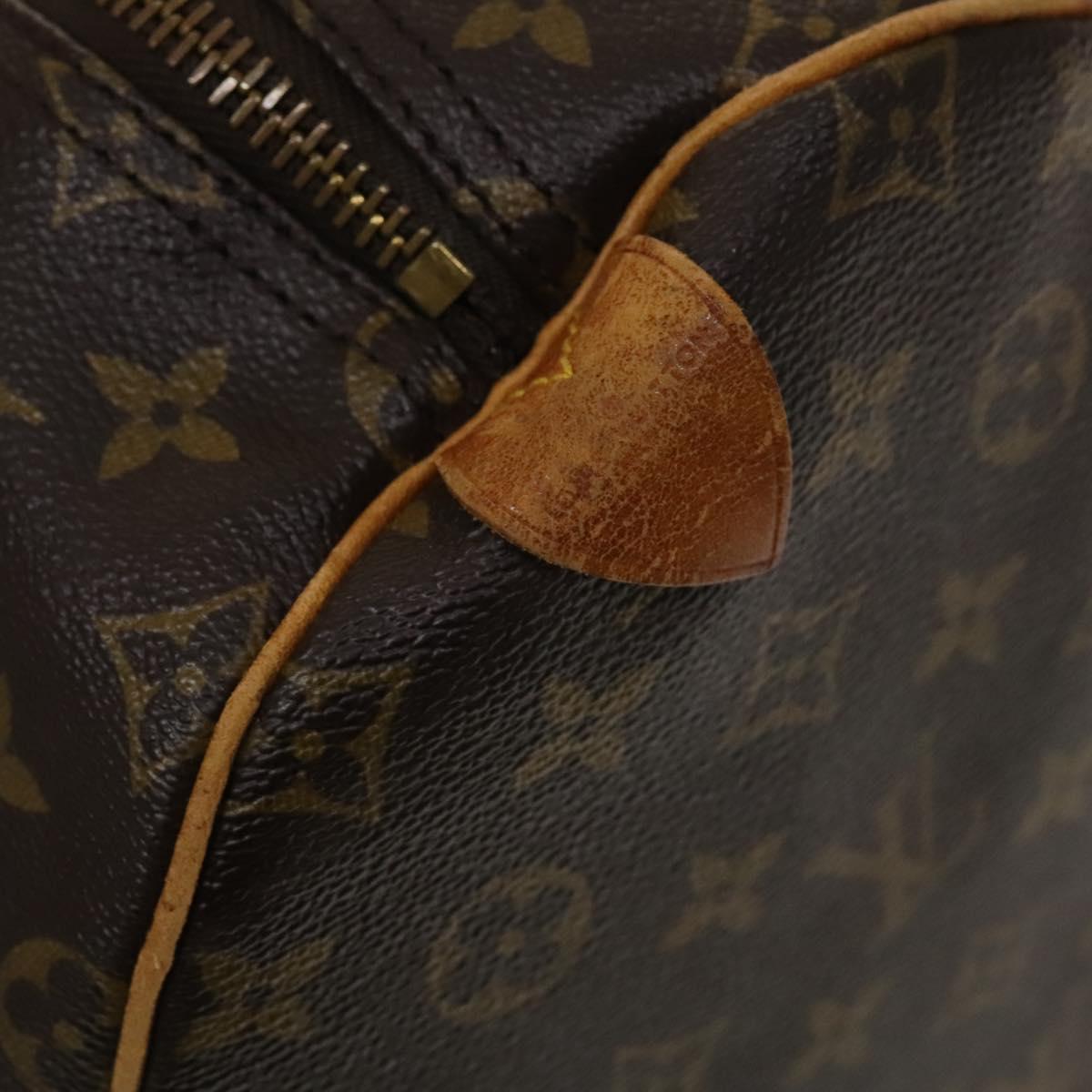 LOUIS VUITTON Monogram Keepall 55 Boston Bag M41424 LV Auth 138603