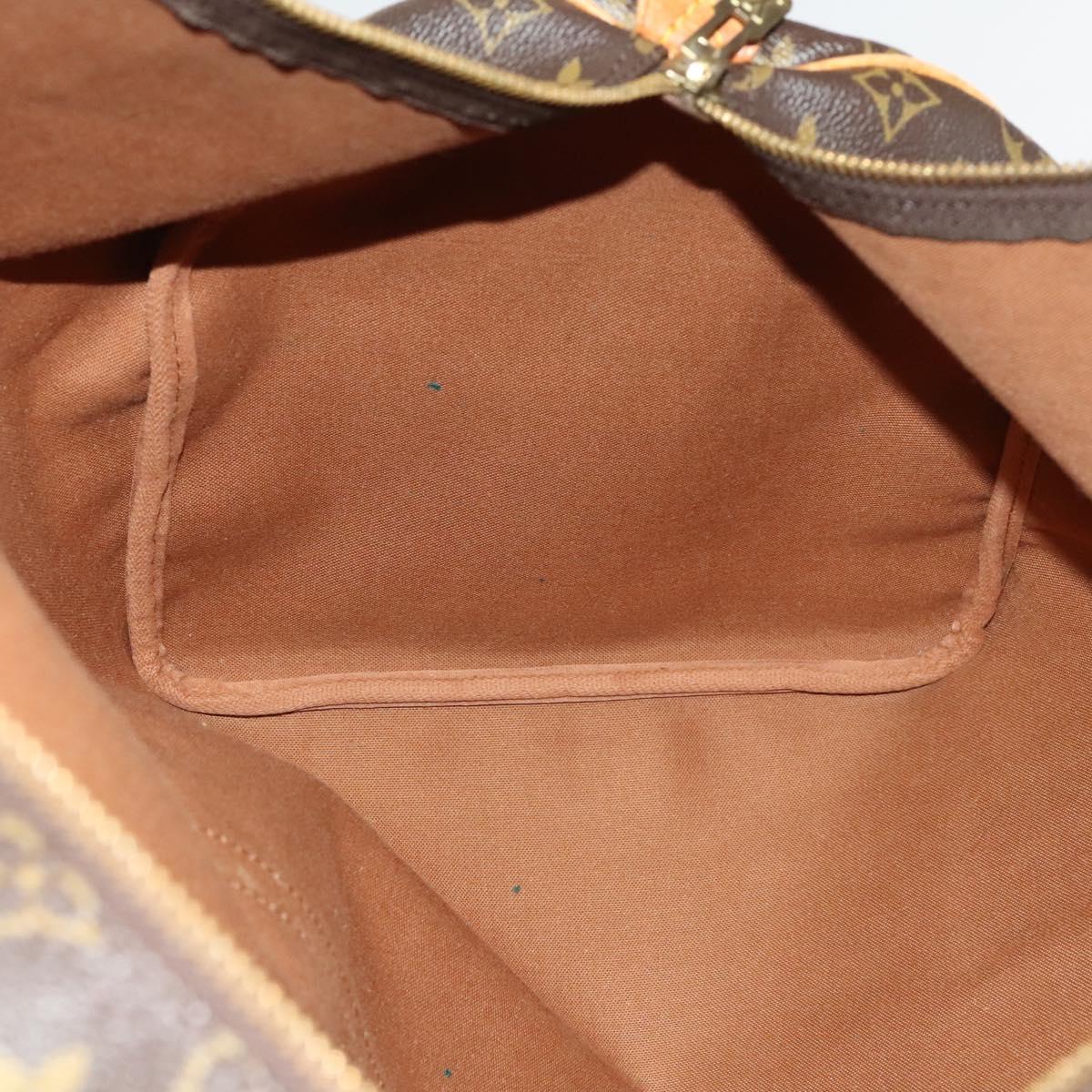 LOUIS VUITTON Monogram Keepall 55 Boston Bag M41424 LV Auth 138603