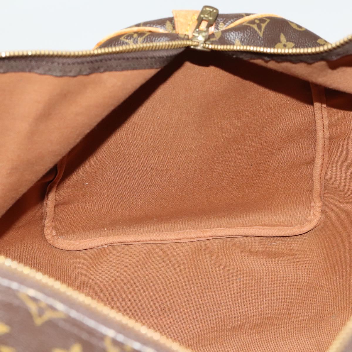 LOUIS VUITTON Monogram Keepall 55 Boston Bag M41424 LV Auth 138603