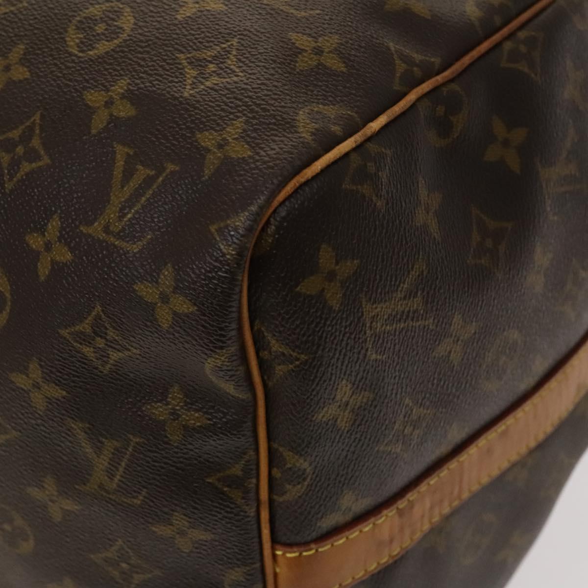 LOUIS VUITTON Monogram Keepall Bandouliere 55 Boston Bag M41414 LV Auth 138605