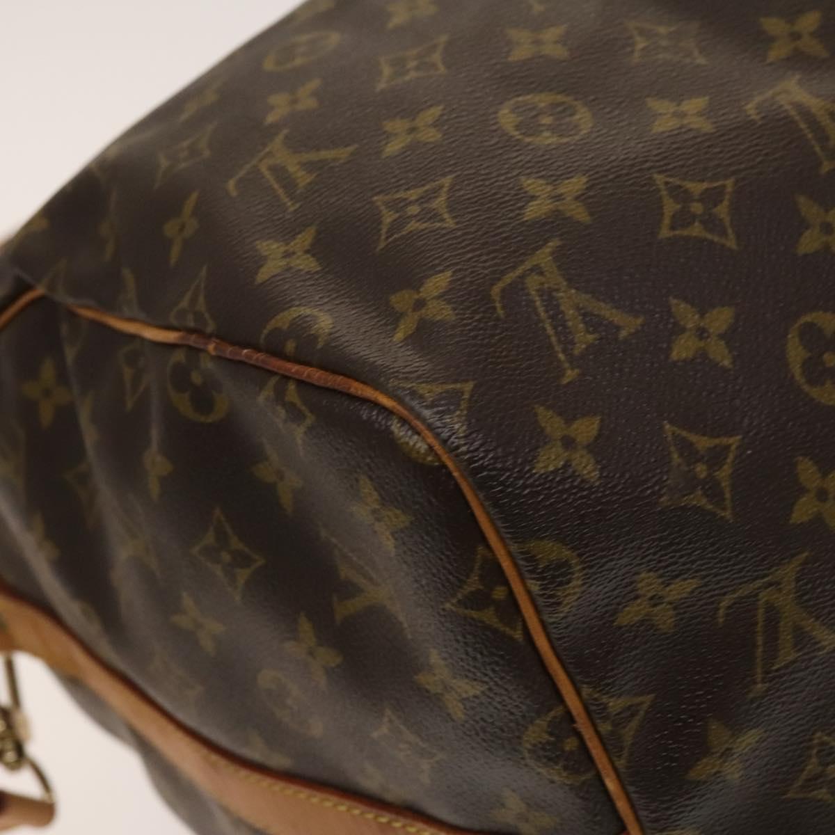 LOUIS VUITTON Monogram Keepall Bandouliere 55 Boston Bag M41414 LV Auth 138605