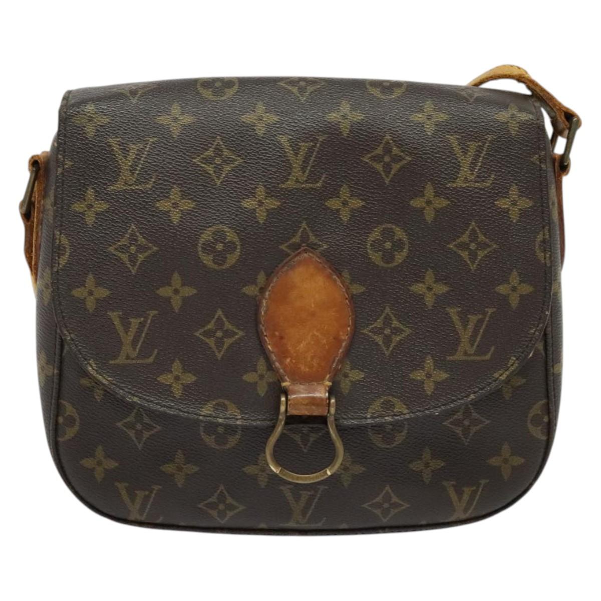 LOUIS VUITTON Monogram Saint Cloud GM Shoulder Bag M51242 LV Auth 138607