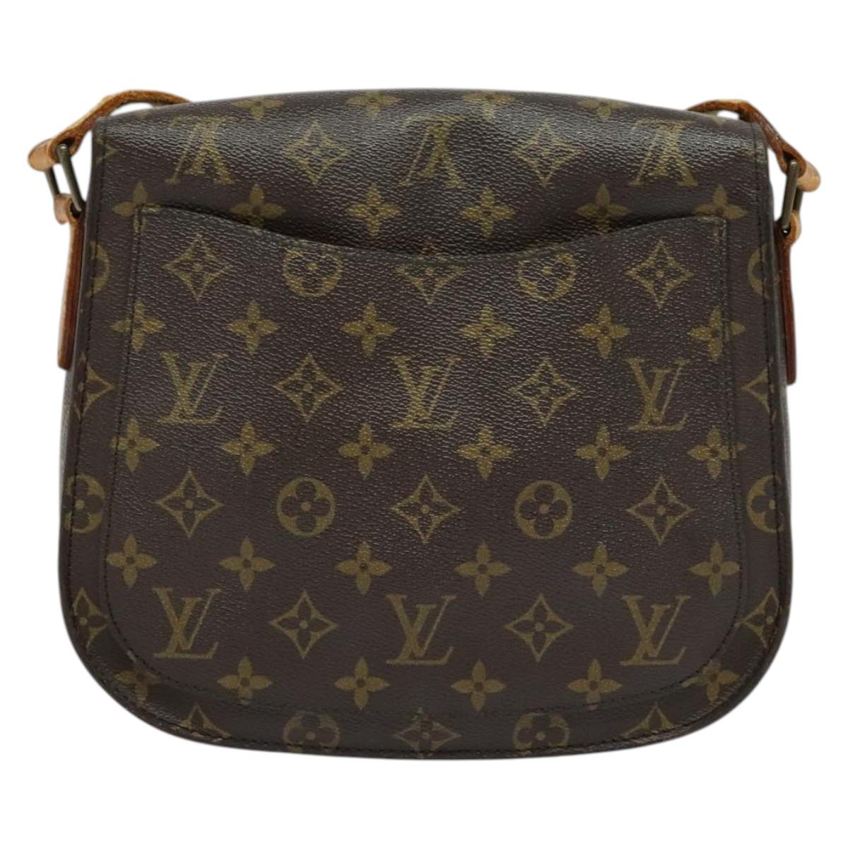 LOUIS VUITTON Monogram Saint Cloud GM Shoulder Bag M51242 LV Auth 138607