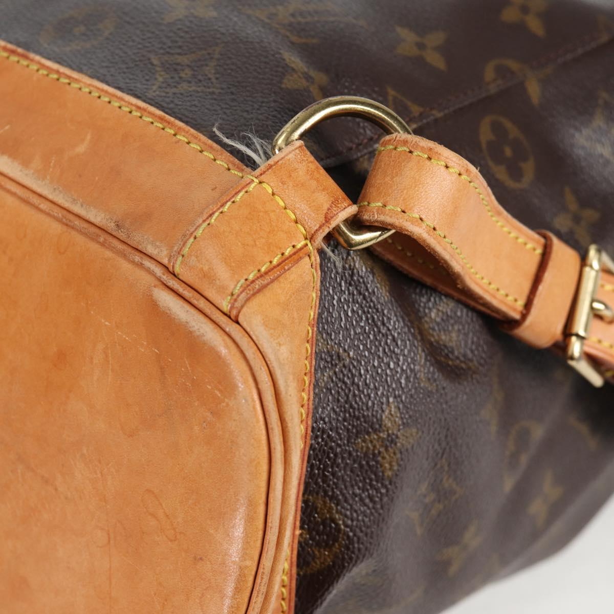 LOUIS VUITTON Monogram Montsouris GM Backpack M51135 LV Auth 138617