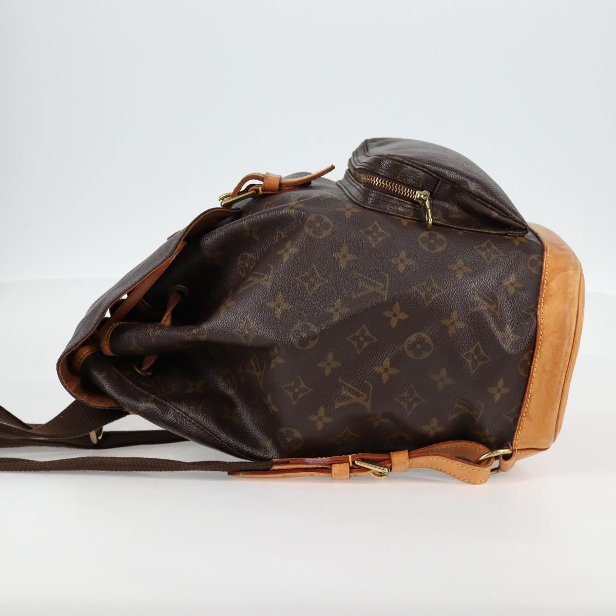 LOUIS VUITTON Monogram Montsouris GM Backpack M51135 LV Auth 138617