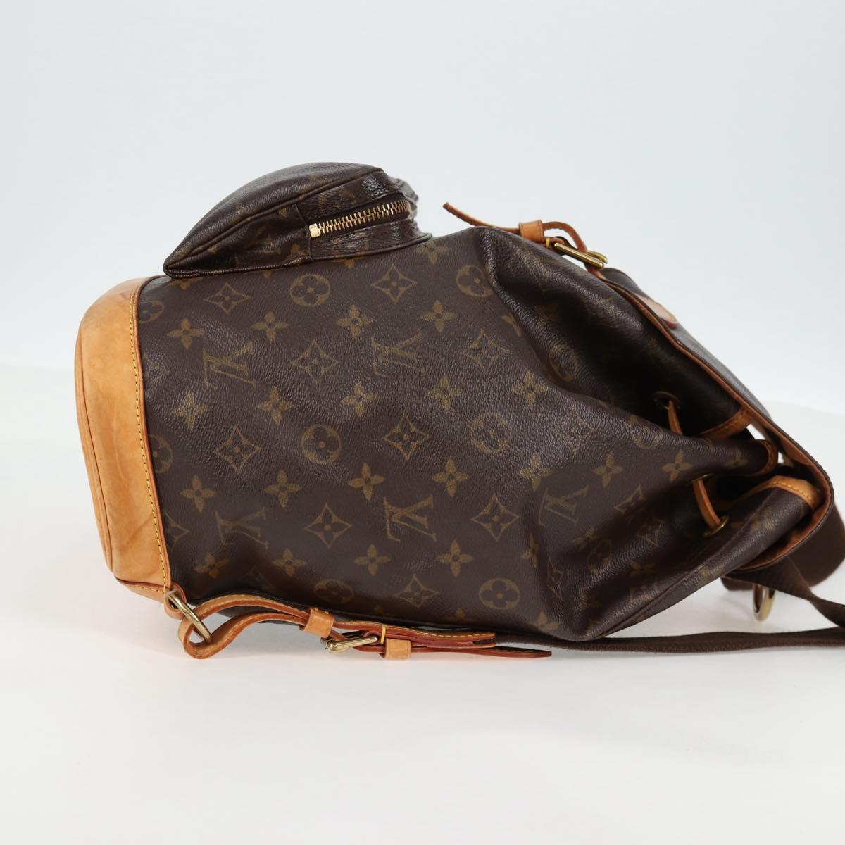 LOUIS VUITTON Monogram Montsouris GM Backpack M51135 LV Auth 138617