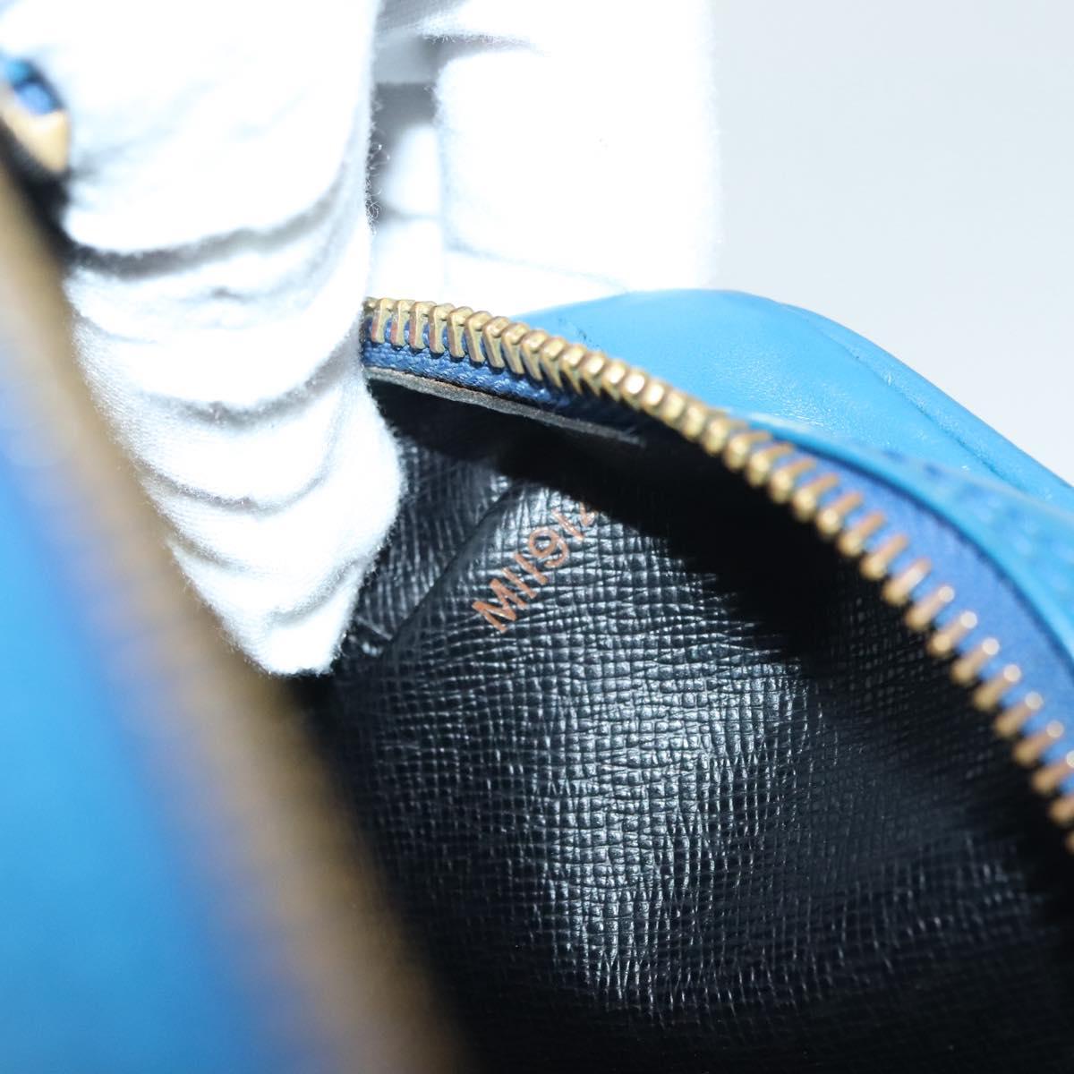 LOUIS VUITTON Epi Trocadero 23 Shoulder Bag Blue M52305 LV Auth 138618