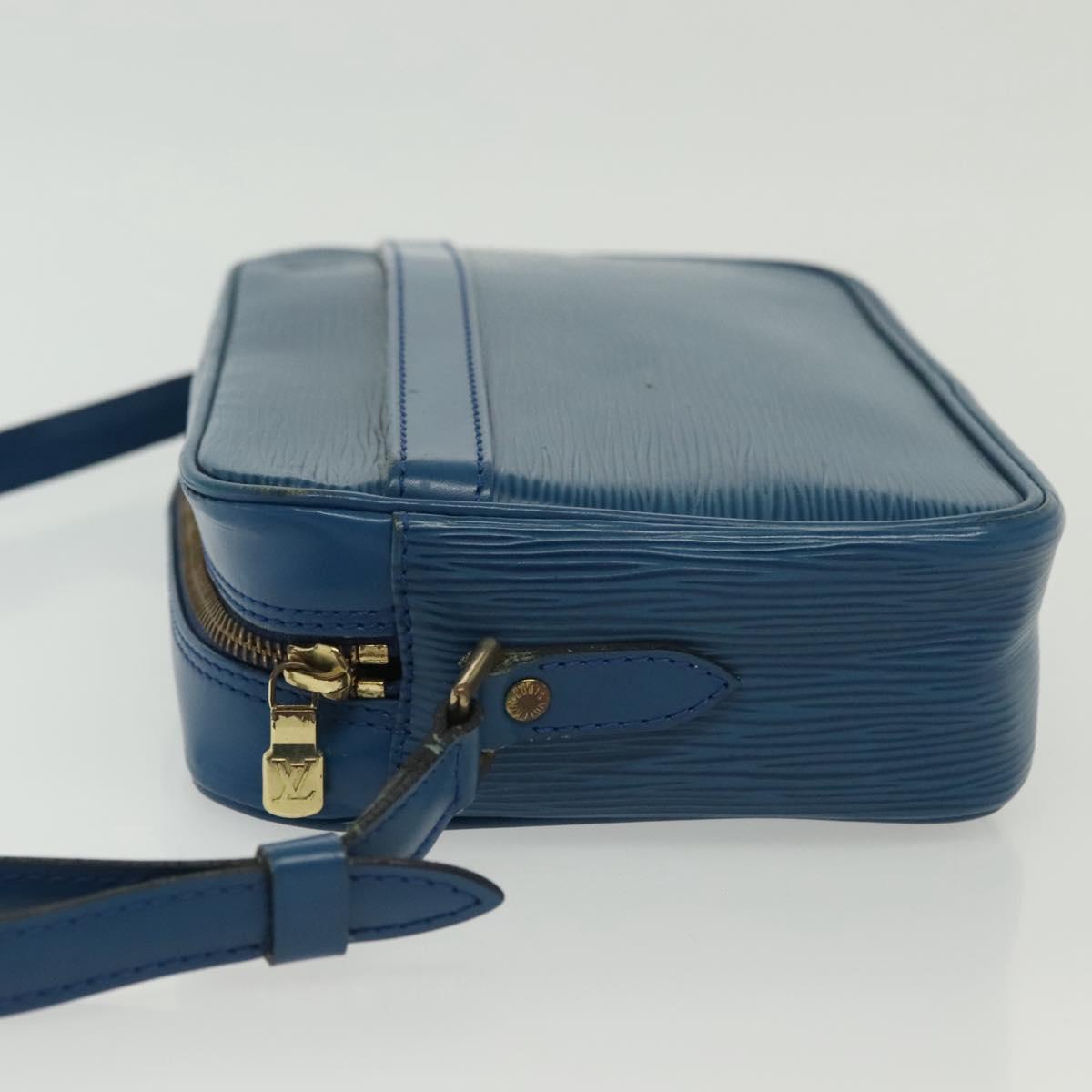 LOUIS VUITTON Epi Trocadero 23 Shoulder Bag Blue M52305 LV Auth 138618