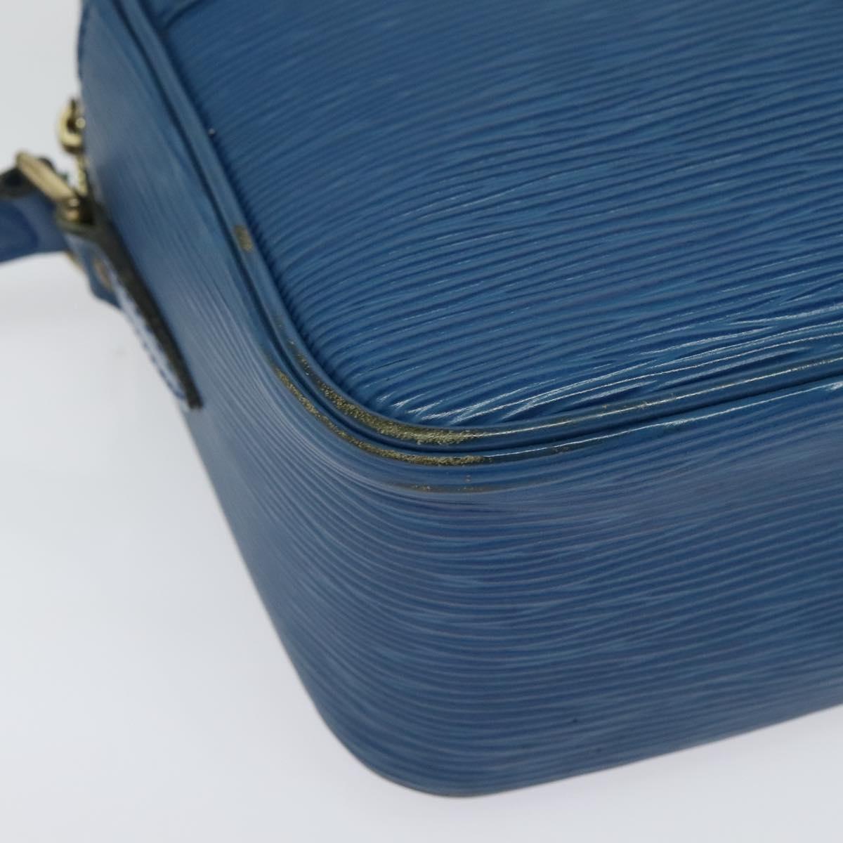 LOUIS VUITTON Epi Trocadero 27 Shoulder Bag Blue M52315 LV Auth 138619