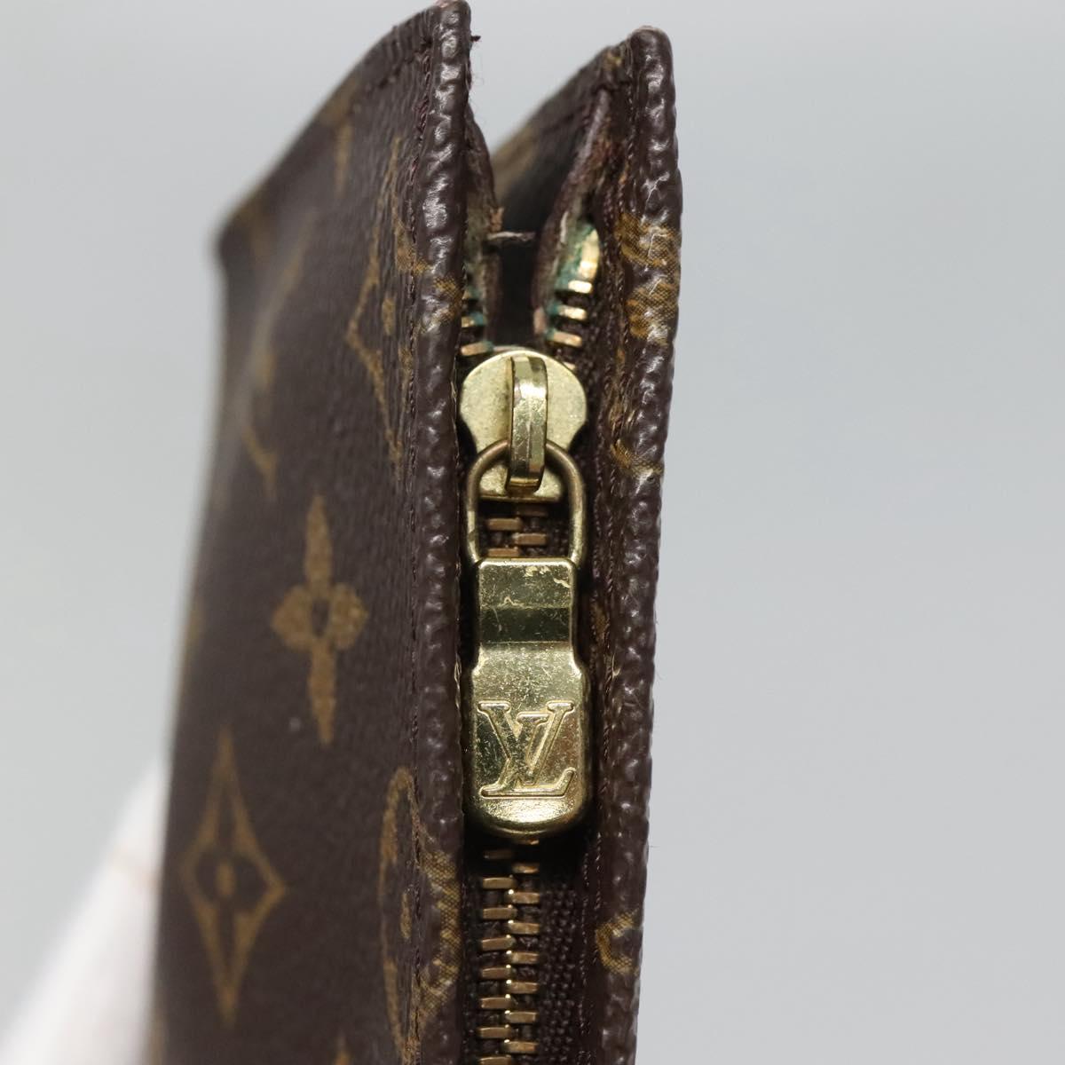 LOUIS VUITTON Monogram Bucket GM Accessory Pouch LV Auth 138640