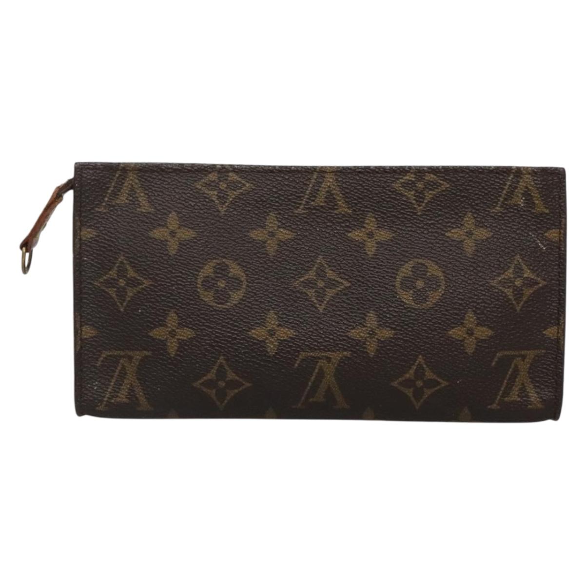 LOUIS VUITTON Monogram Bucket GM Accessory Pouch LV Auth 138640
