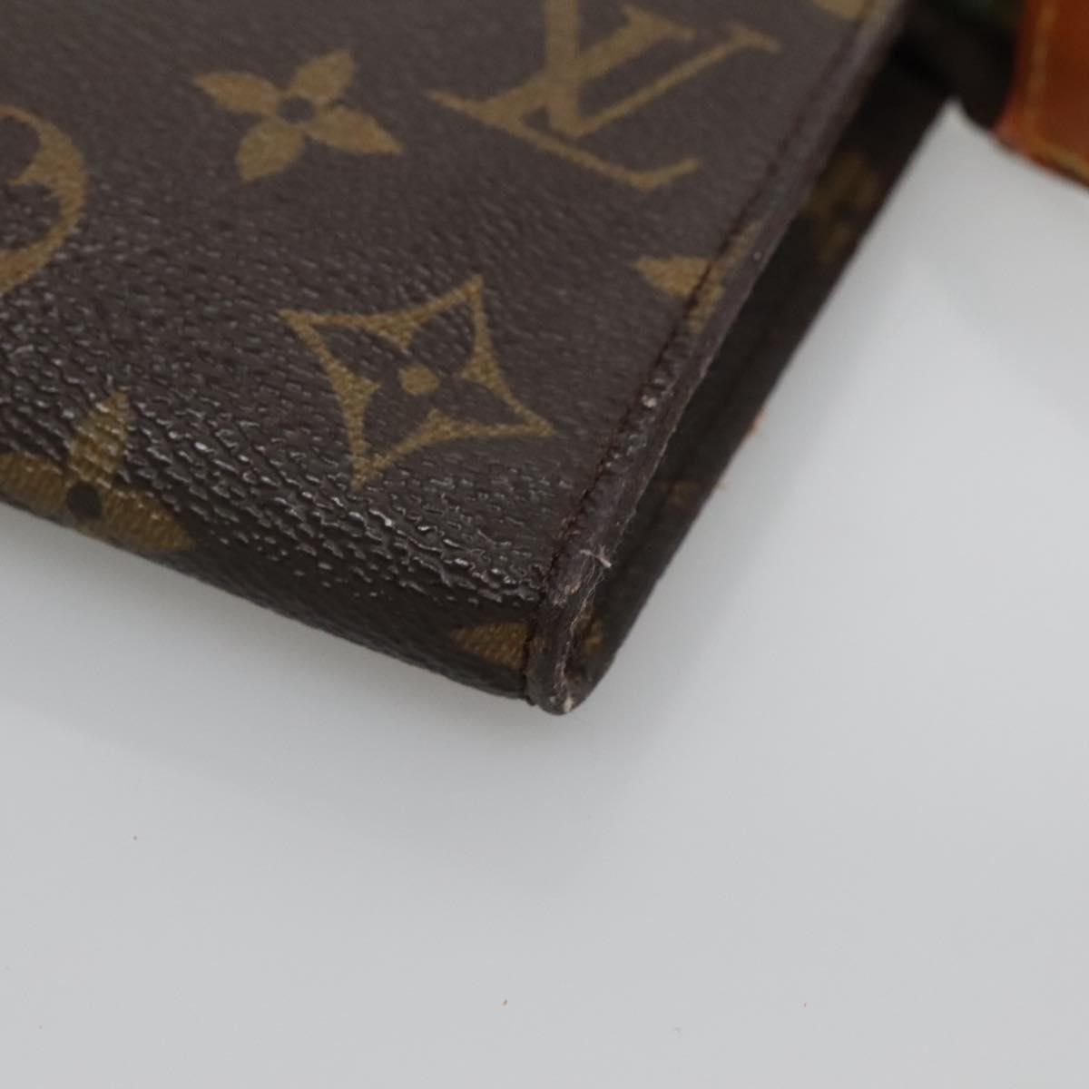 LOUIS VUITTON Monogram Bucket GM Accessory Pouch LV Auth 138640