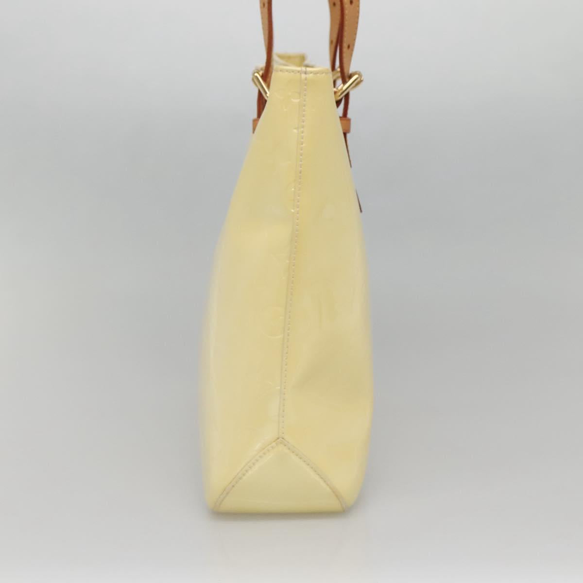LOUIS VUITTON Monogram Vernis Brentwood Shoulder Bag Perle M91512 Auth 138653