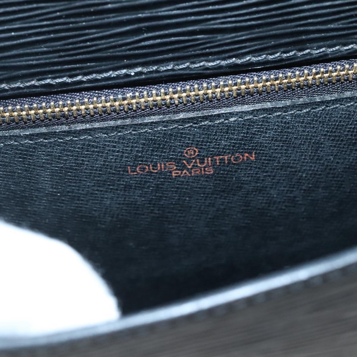LOUIS VUITTON Epi Saint Cloud GM Shoulder Bag Black Noir M52192 LV Auth 138656