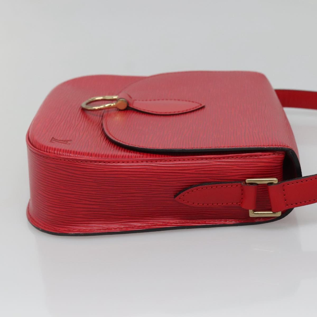 LOUIS VUITTON Epi Saint Cloud GM Shoulder Bag Red M52197 LV Auth 138659A